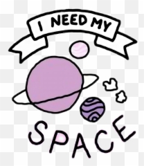 Tumblr Space Png - Need My Sticker