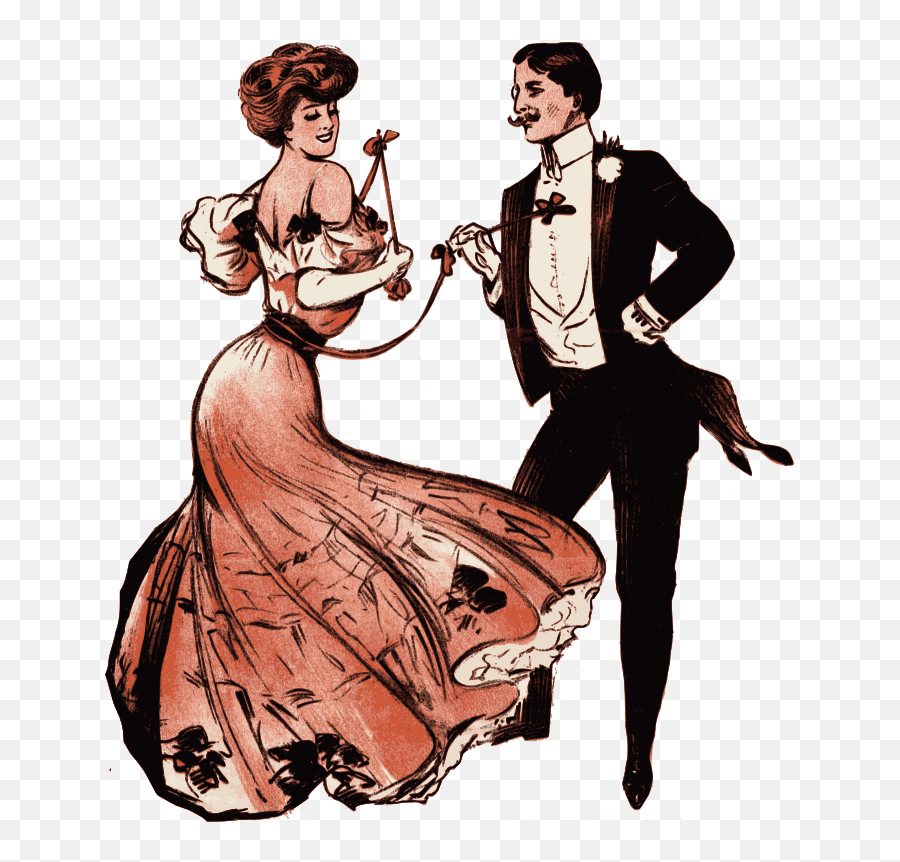 Medium Image - Victorian Couple Png Clipart Full Size Couple Dance Gif Vector,Couple Png