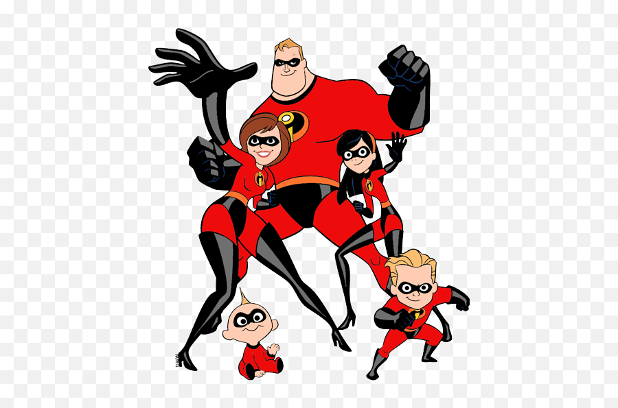 Clip Art Disney - Incredibles Family Png,Incredibles Logo Png