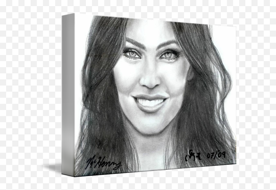 Megan Fox By Michael Mchenry - Sketch Png,Megan Fox Png