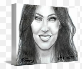 Megan Fox By Michael Mchenry - Sketch Png,Megan Fox Png