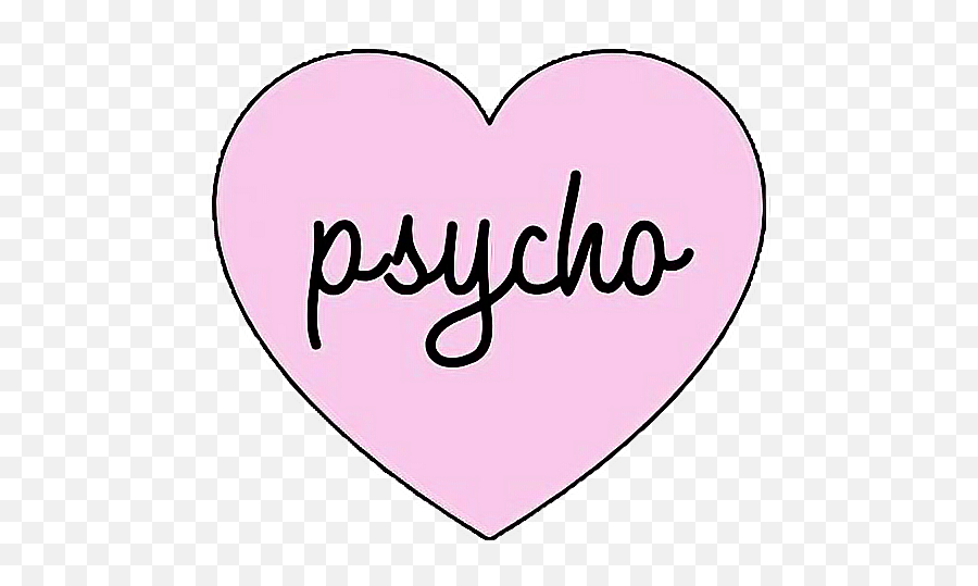 Psycho Heart Love Pastel Pastelgoth Goth Kawaii Ddlgfre - Heart Png,Psycho Png