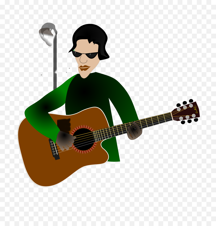 Acoustic Guitar Man - Free Vector Graphic On Pixabay Animated Guitar Gif Png,Guitar Png