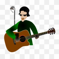 Acoustic Guitar Man - Free Vector Graphic On Pixabay Animated Guitar Gif Png,Guitar Png