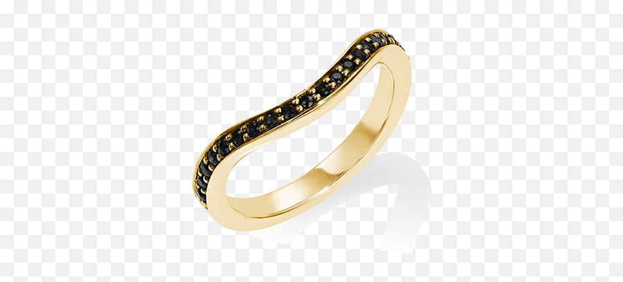 18ct - Sapphire Yellow Gold Eternity Ring Png,Black Diamond Png
