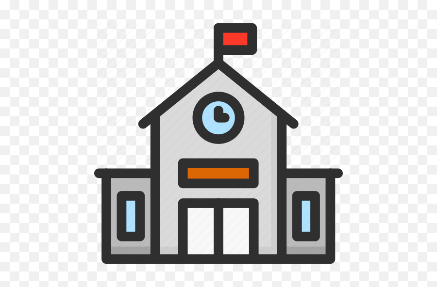 Education School Schoolhouse Icon - House Person Icon Png,Schoolhouse Png