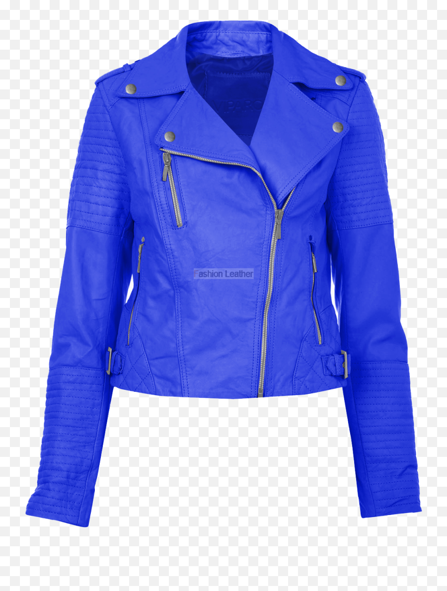 Blue Jacket Png Image With Transparent - Leather Blue Png Jacket,Leather Jacket Png