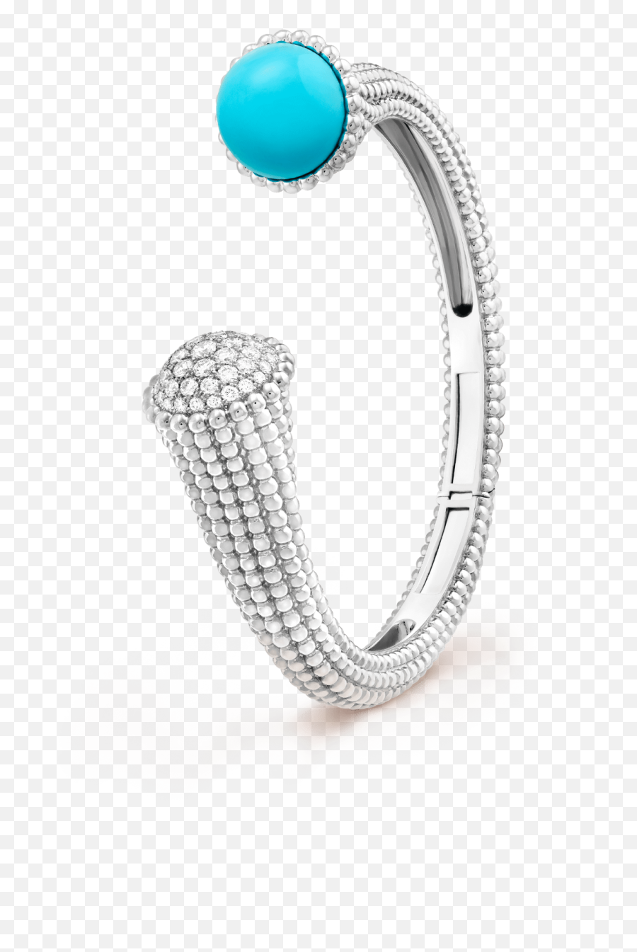 Perlée Couleurs Bracelet Small Model - Vcarp27600 Van Turquoise Png,Metal Png