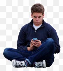 Man Texting - Youth Mental Health In Coronavirus Png,Texting Png