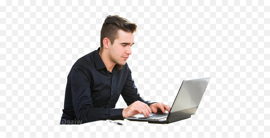 Png Working Man 3 Image - Work In Laptop Png,Working Png