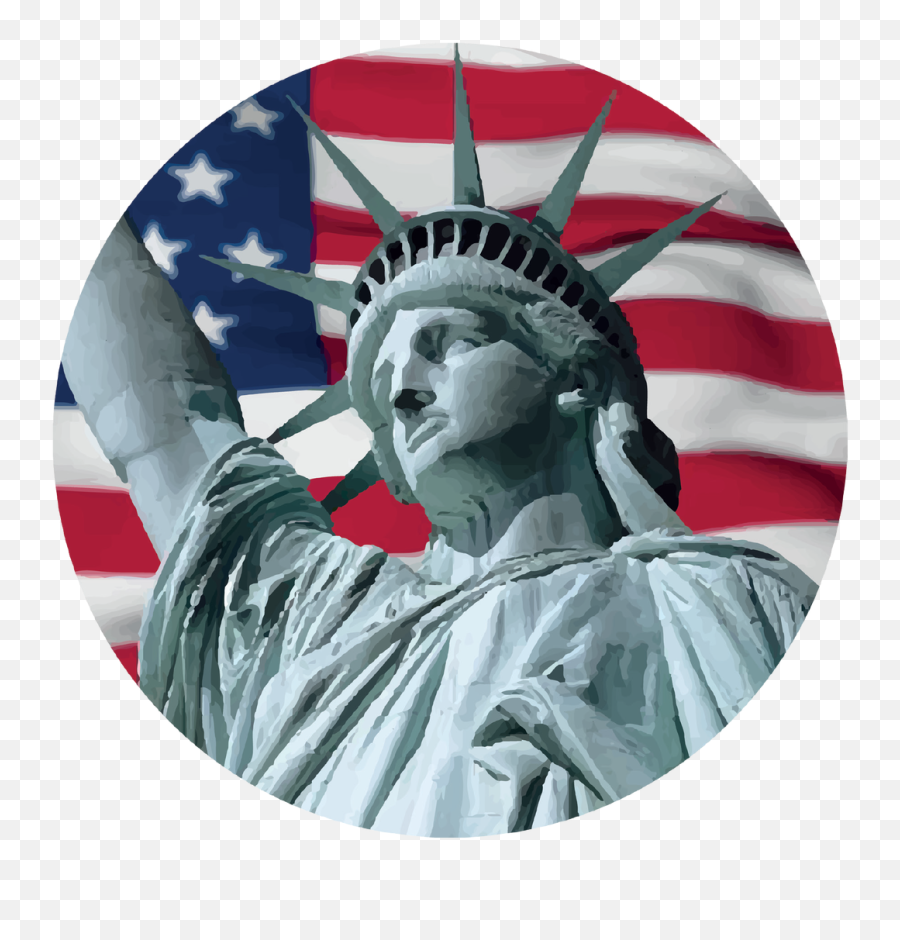 Usa Flag Knob Sticker - Statue Of Liberty Full Size Png 751 Petition To Remove Conditions Of Residence,Knob Png