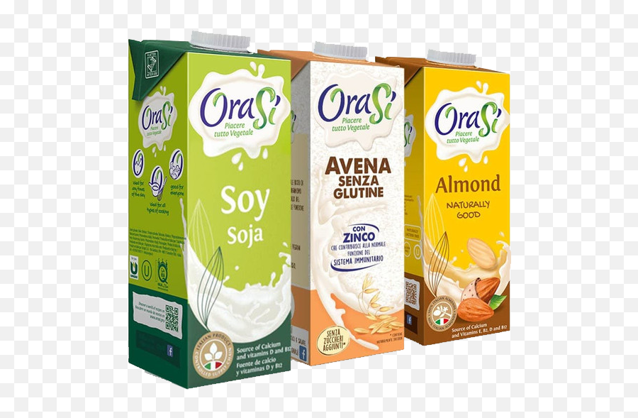 Orasi Vegetale - Plant Based Milks 100 Italian Orasi Milk Png,Almond Transparent