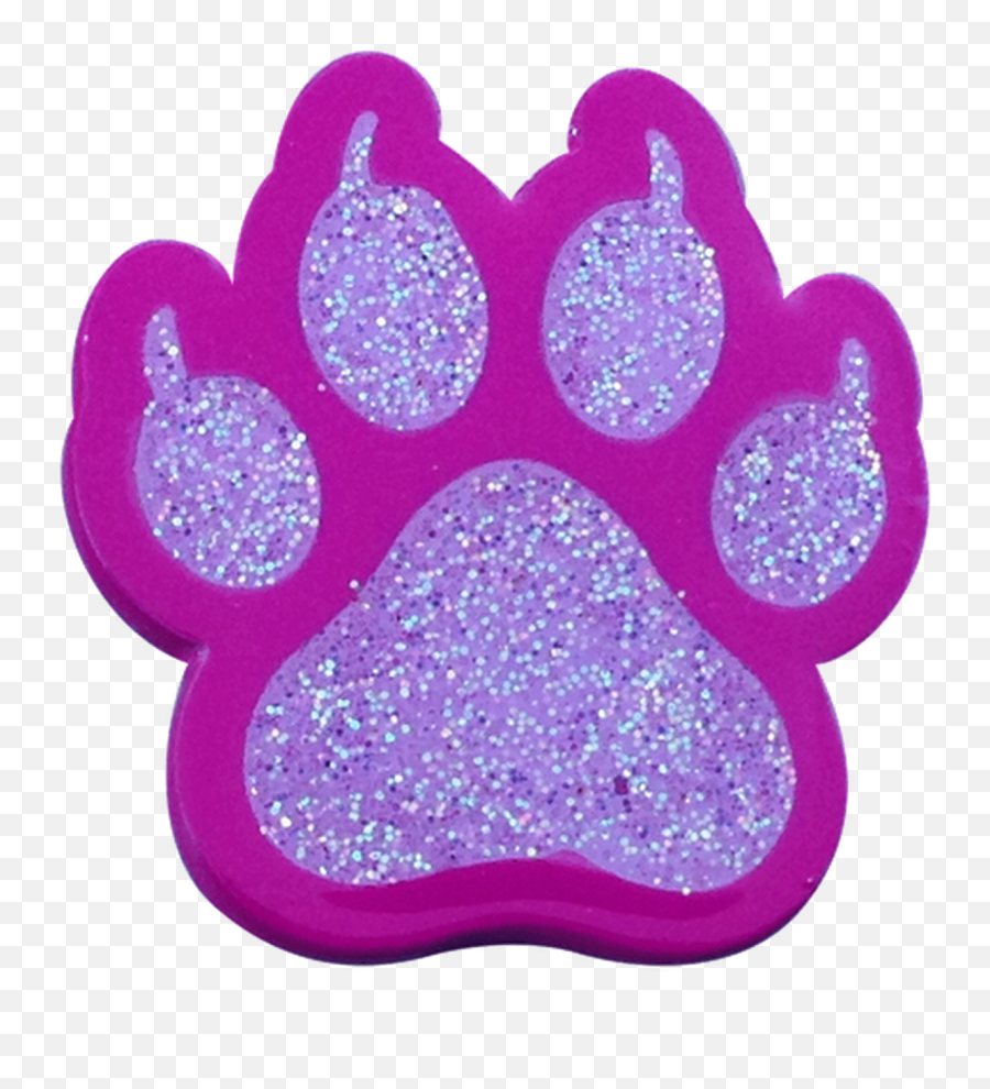 Readygolf Glitter Ball Marker U0026 Hat Clip - Cat Paw Print Pink Transparent Gold Paw Print Png,Cat Paw Print Png