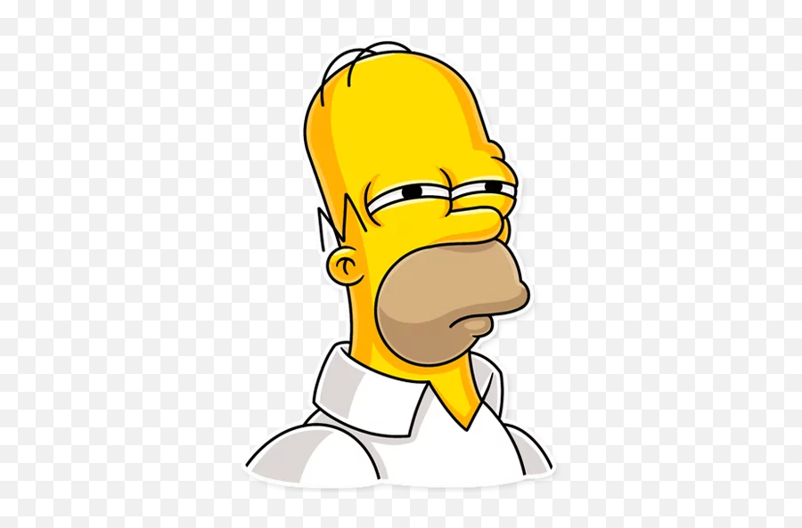 Telegram Sticker 34 From Collection Homer Simpson - Simpsons Gif Png,Homer Simpson Transparent