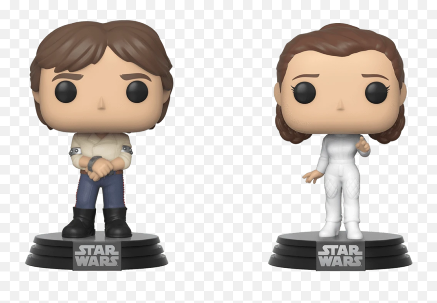 Pop Star Wars - 2pk Han Solo U0026 Leia Han And Leia Funko Png,Han Solo Png