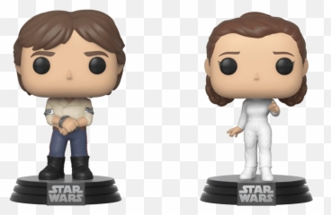 Pop Star Wars - 2pk Han Solo U0026 Leia Han And Leia Funko Png,Han Solo Png