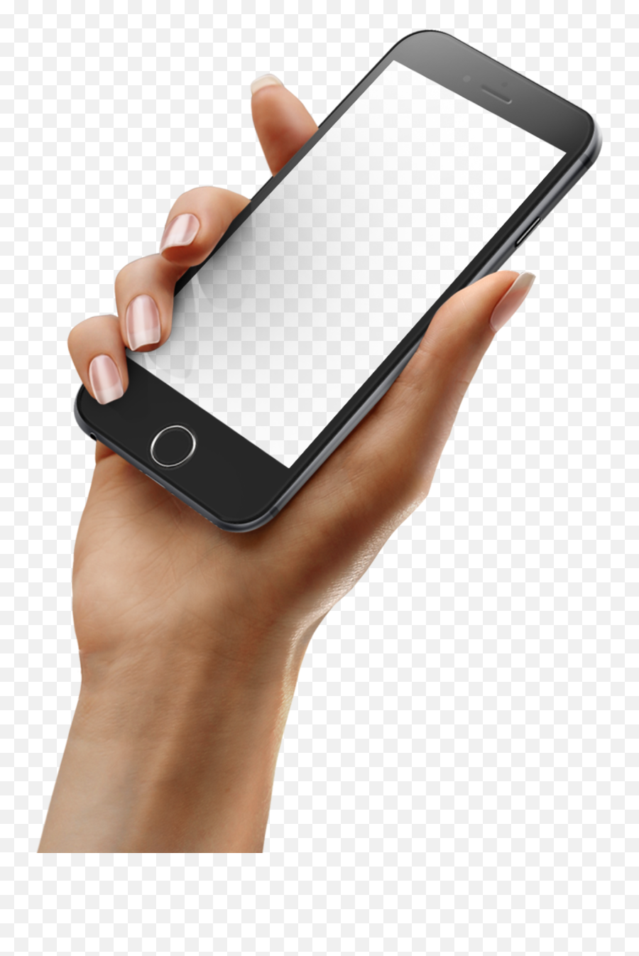 Iphone In Hand Png Image Free Download Searchpngcom - Mockup Iphone Hand Png,Hand Holding Iphone Png
