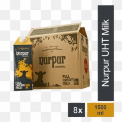 Nurpur Full Cream Milk Carton 1500ml X 8 U2013 Red Carpet - Litre Price png
