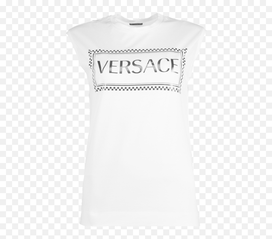 Versace Muscle Logo Tee In Blk - Wht Modesens Fashion Brand Png,Versace Logo Png