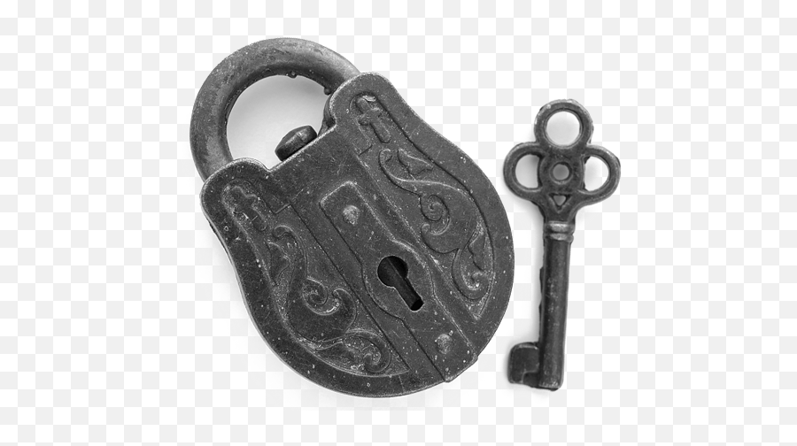 Old Padlock And Key - Padlock Full Size Png Download Seekpng Solid,Padlock Png