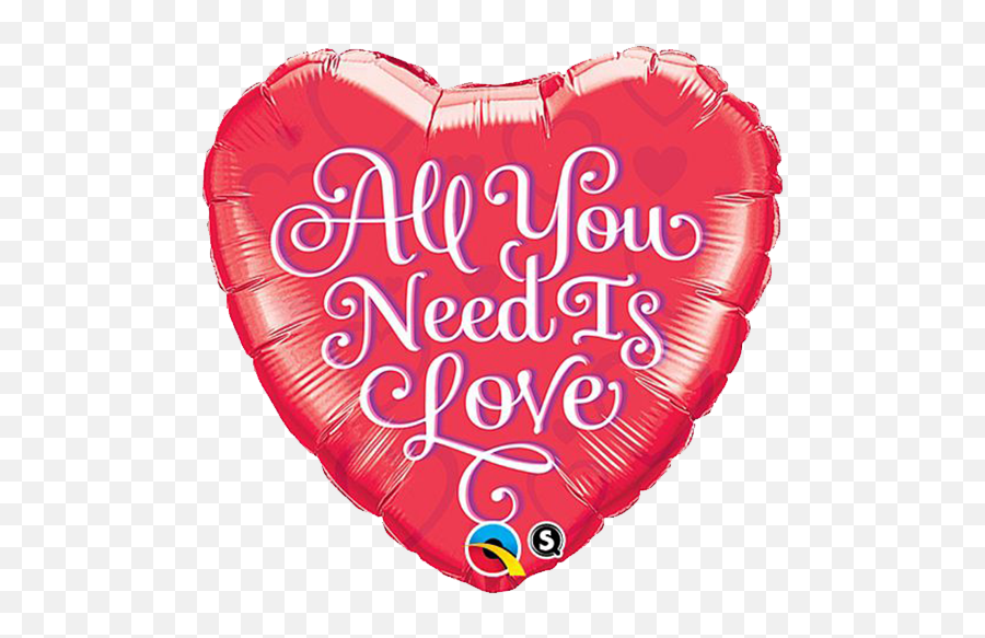 Download All You Need Is Love Heart Balloons - Day Png,Heart Balloons Png