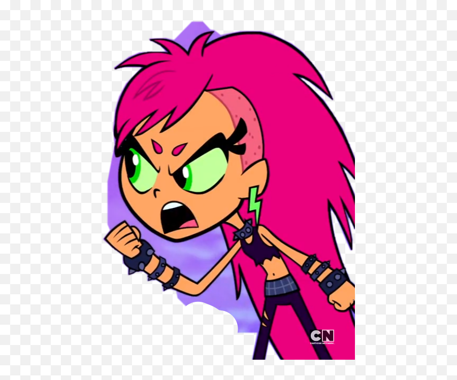 Starfire Goth Metal Freetoedit - Cartoon Transparent Starfire Png,Starfire Png