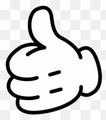 Cartoon Hand Thumb Up - Pulgar Arriba Dibujo Animado png