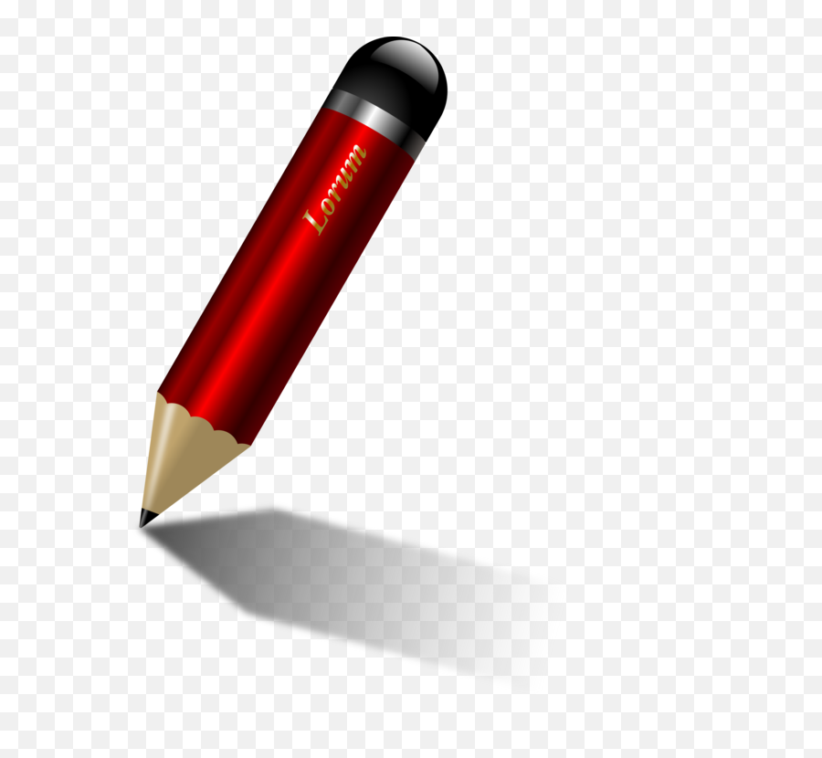 Pencil Clipart - Red Pencil Png,Lapiz Png