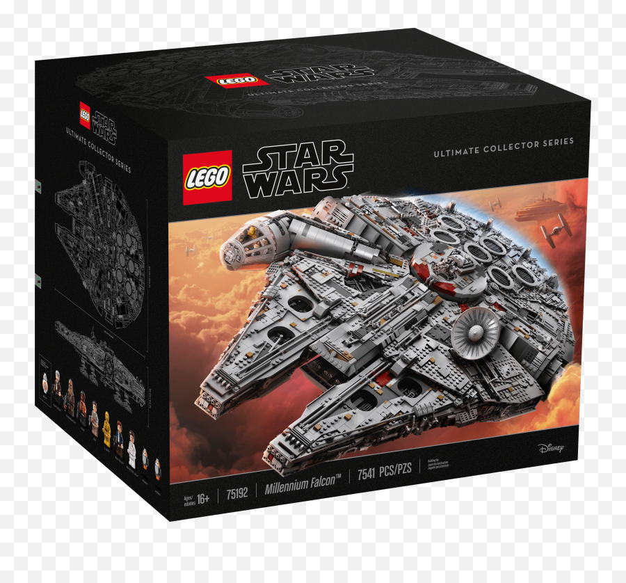 Lego 75192 Ucs Millennium Falcon Star - Lego Star Wars Ultimate Collector Series Png,Millennium Falcon Png
