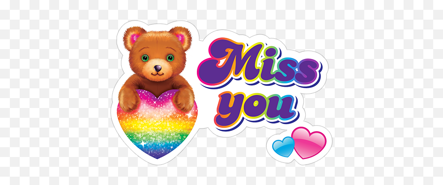 Download Viber Sticker Lisa Frank - Lisa Frank Stickers Lisa Frank Miss You Png,Lisa Frank Png