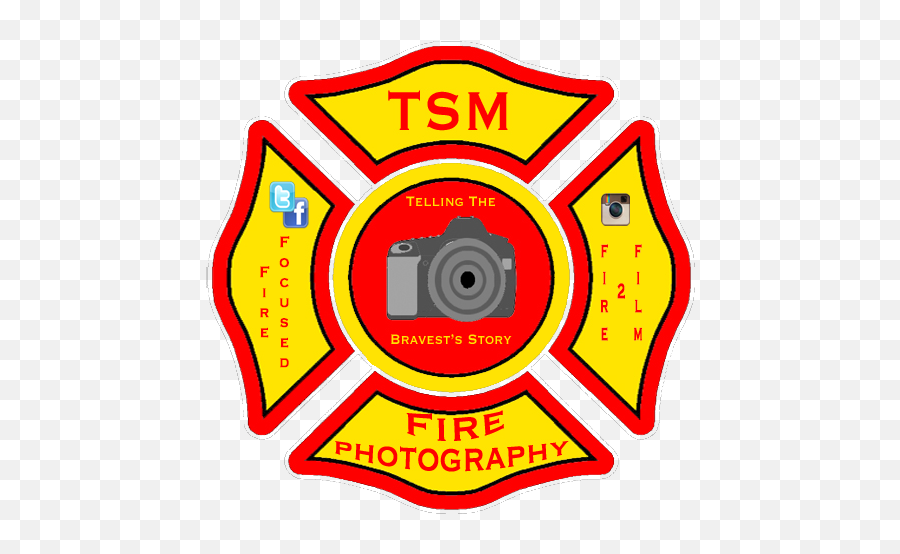 Download Tsm Firephoto Logo Edited 1 - Png Fire Maltese Cross,Tsm Logo Png