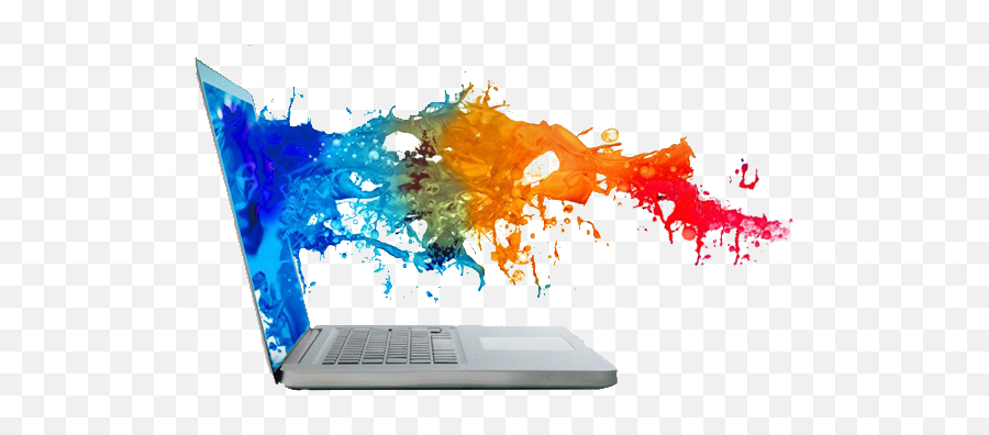 Graphic Design Picture Png Image - Laptop With Graphic Design,Design Png
