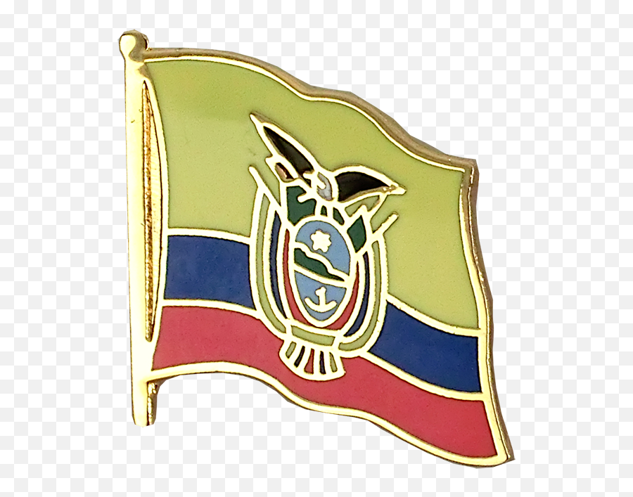 Flag Lapel Pin Png Image With No - Solid,Ecuador Flag Png