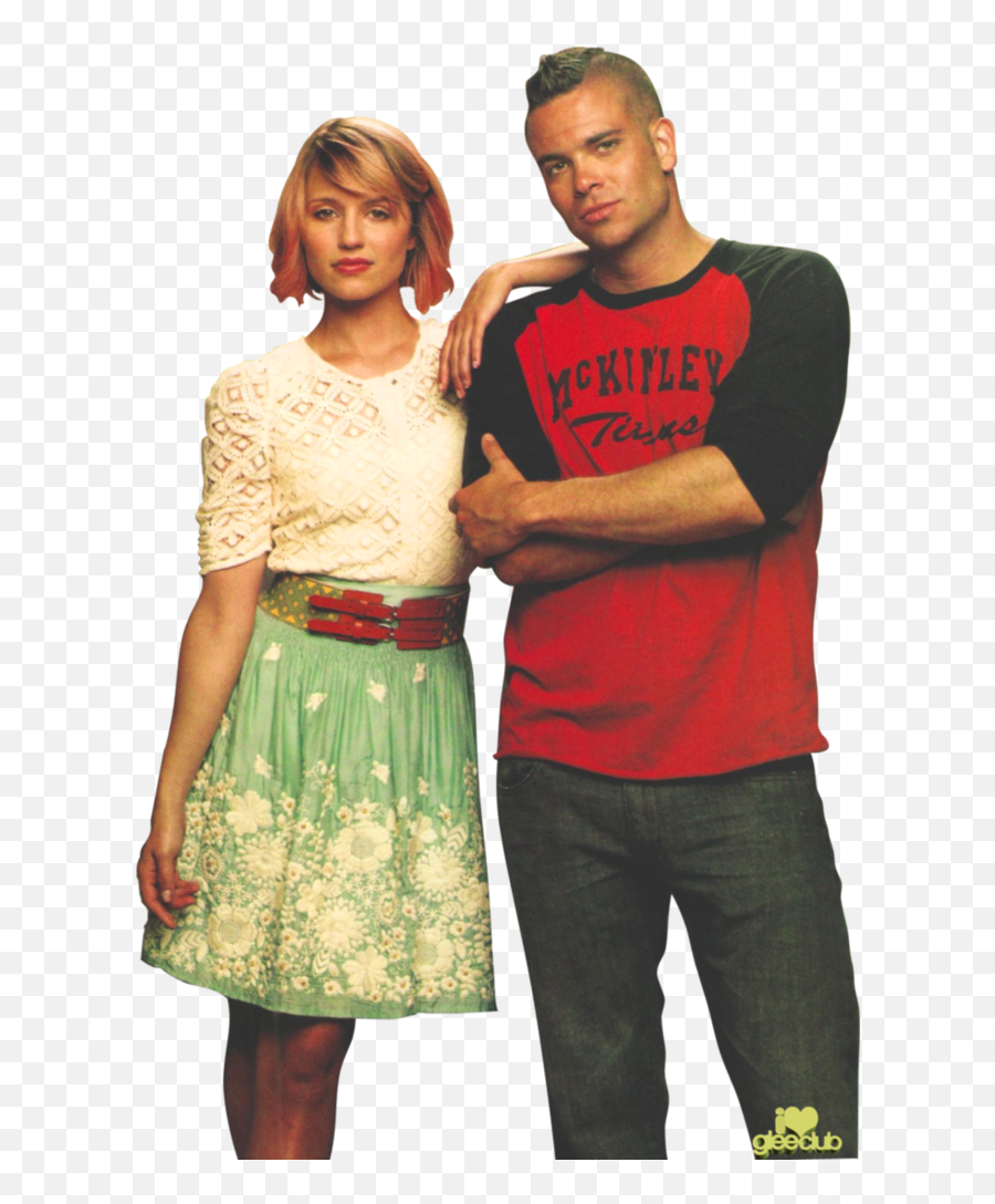 Image In Style Collection - Glee Quinn And Puck Png,Dianna Agron Png