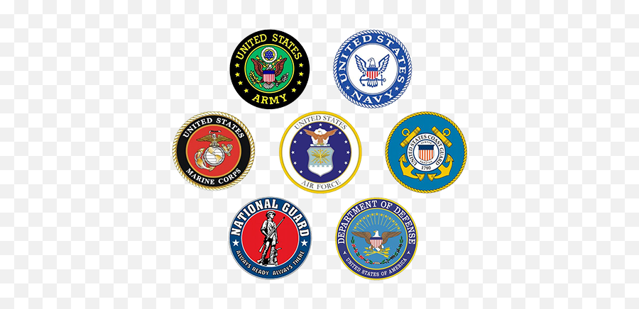 Download Military Branches Logo - Veterans Day Military Branches Png,Military Logos Png