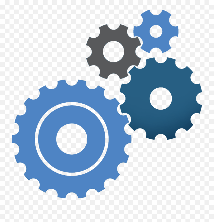 Blue Cog Icon - Blue Gears Icon Png,Gears Icon Png