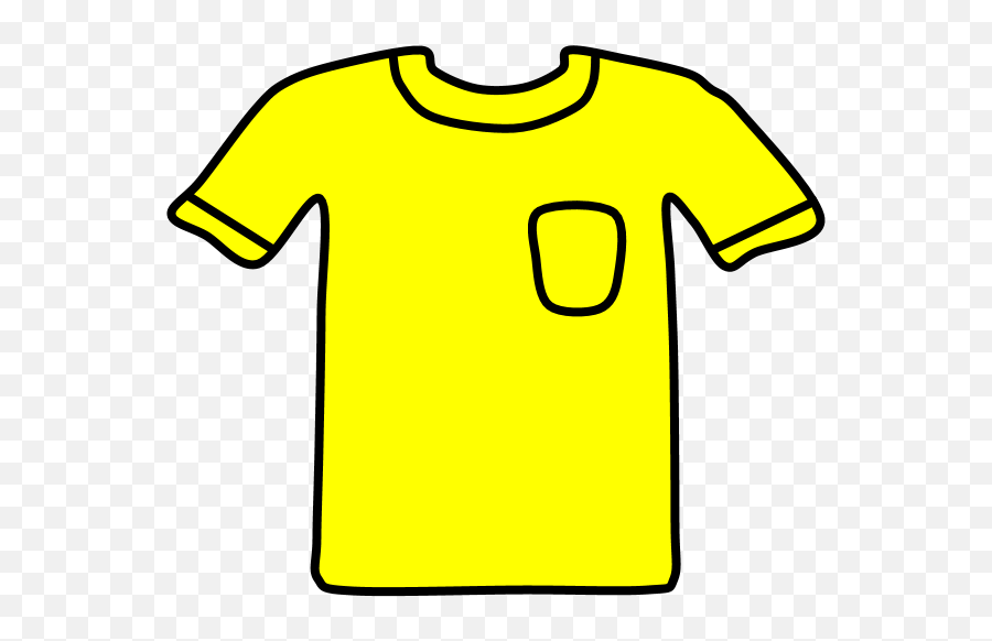 T - Shirt Pocket Yellow Png Active Shirt Full Size Png Short Sleeve,Shirt Pocket Png