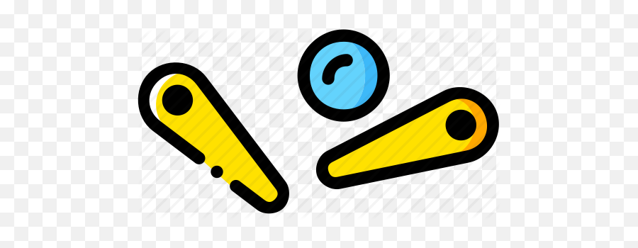 Arcade Ball Game Pinball Yellow - Pinball Png Icon,Pinball Icon