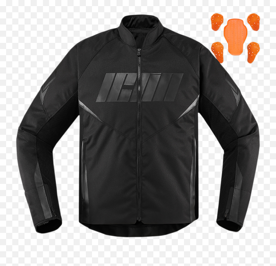 Icon Hooligan Adult Mens Motorcycle Riding Street Racing D30 Ce Armored Jacket - Long Sleeve Png,Icon Armor Vest