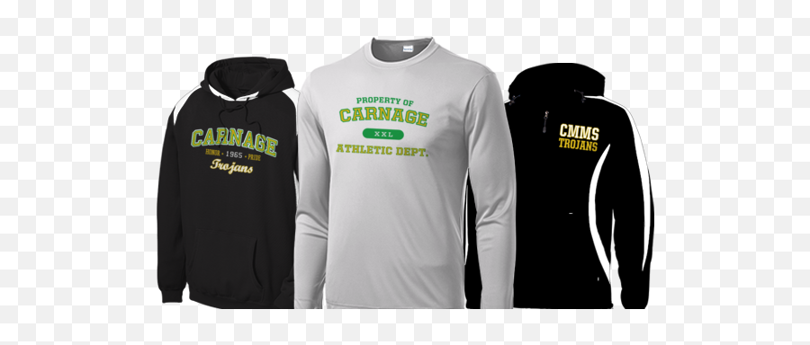 Carnage Middle School Apparel Store - Long Sleeve Png,Carnage Icon