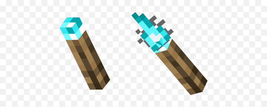 Take This Blue Soul Torch Cursor For - Minecraft Soul Torch Png,Minecraft Torch Icon