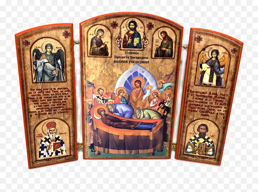 Dormition Of The Theotokos - Religious Item Png,Nativity Of The Theotokos Icon