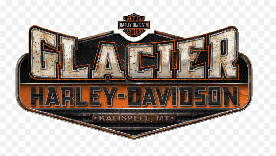 Glacier Harley - Emblem Png,Images Of Harley Davidson Logo