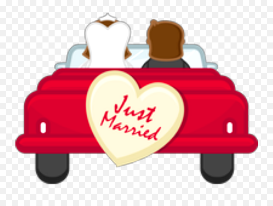 Library Of Just Married Car Png Stock Files - Wedding Car Couple Png,Married Couple Png