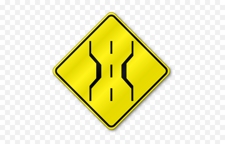 Narrow Bridge Symbol Sign W5 - 2a Outdoor Reflective Narrow Bridge Sign Png,Reflector Icon