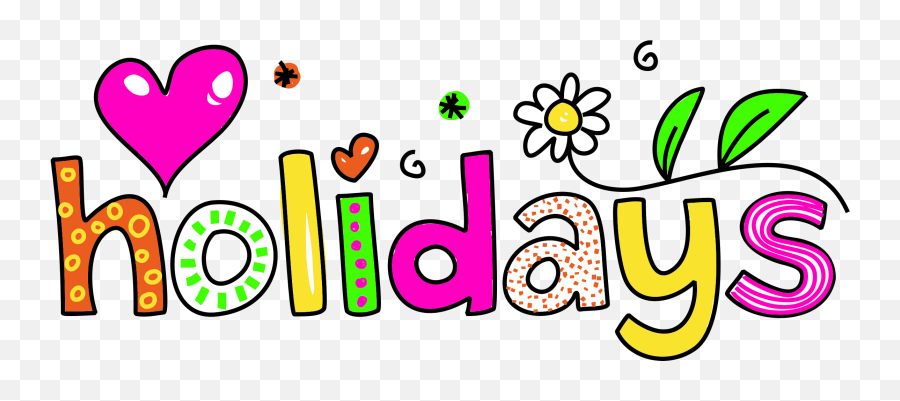 Holiday Png Transparent - School Holidays Clipart,Holidays Png