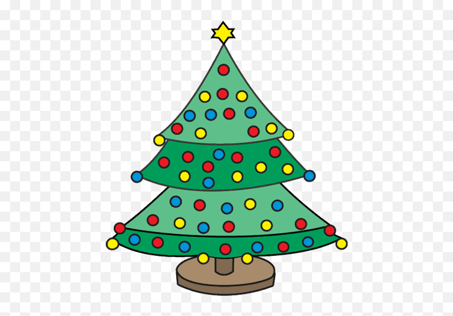 Christmas Tree To Draw - Bodumwesternscandinaviaorg Drawing Of Christmas Tree Png,Christmas Tree Vector Png