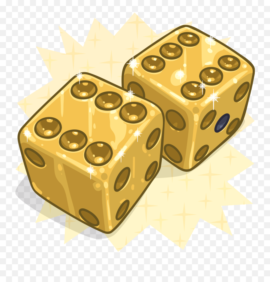 Gold Dice Png 3 Image - Gold Dice Transparent,Dice Transparent Background