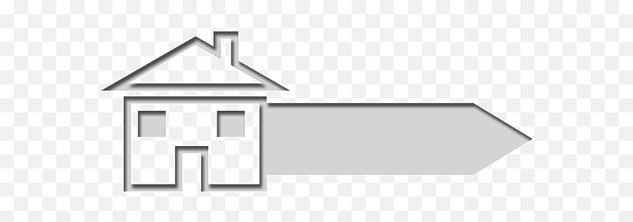 Download Arrow Direction House Home Icon - Real Estate Arrow Directory Icon Png,Real Estate House Icon