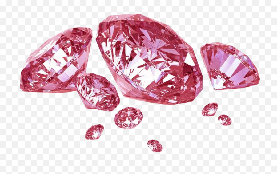 Transparent Pink Diamond Png - Pink Diamonds Png,Loose Diamonds Png